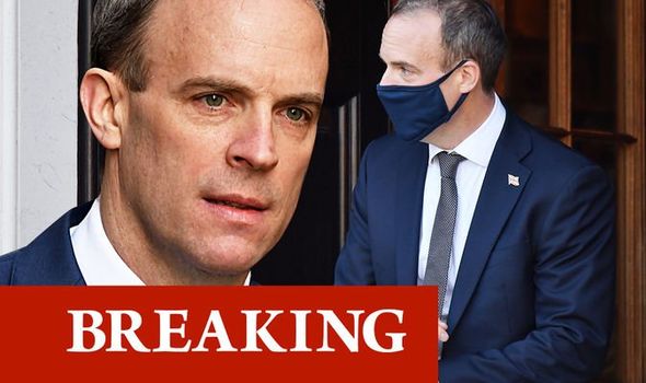 Dominic Raab forced to self-isolate