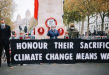 Extinction Rebellion sabotages Cenotaph with climate protest ahead of Remembrance service (Reports)