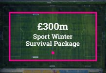 Government announces £300 million Sport Winter Survival Package to help spectator sports in England