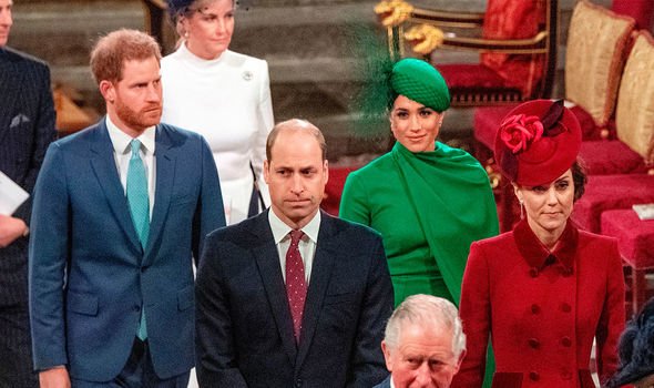 Harry, Meghan, Kate and William