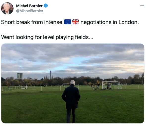Michel Barnier: The EU's chief negotiator caused a storm after his Twitter post