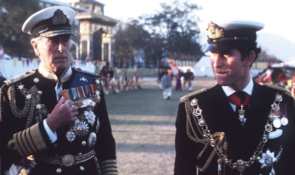 Lord Louis Mountbatten acted as a substitute grandfather to Prince Charles Lord Louis Mountbatten acted as a substitute grandfather to Prince Charles
