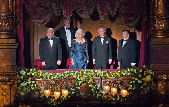 Prince Charles and Camilla at Royal Variety Prince Charles and Camilla at Royal Variety