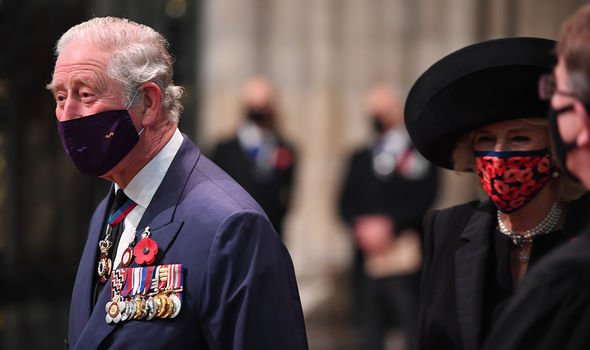 Prince Charles news: The Prince of Wales and Camilla, the Duchess of Cornwall on Armistice Day