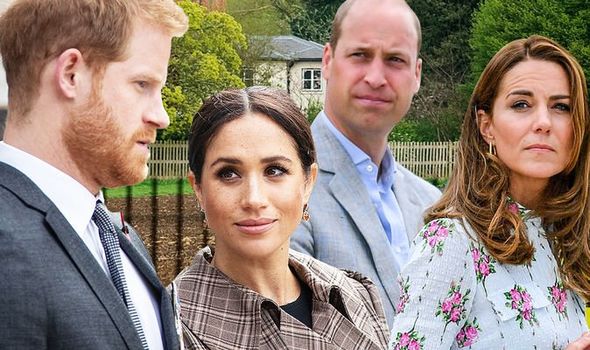 Prince William, Kate Middleton, Prince Harry and Meghan Markle