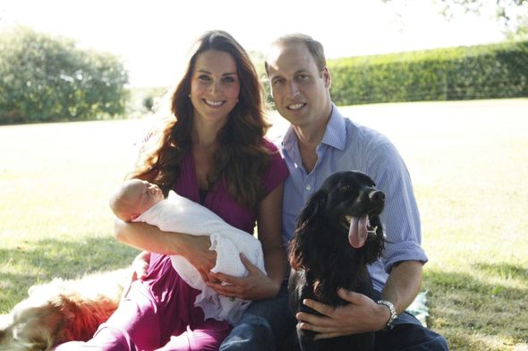 Prince William Kate Prince George Lupo Prince William Kate Prince George Lupo