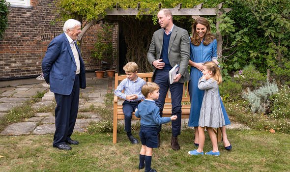Prince William news: Sir David Attenborough with the Cambridge Royals Prince William news: Sir David Attenborough with the Cambridge Royals