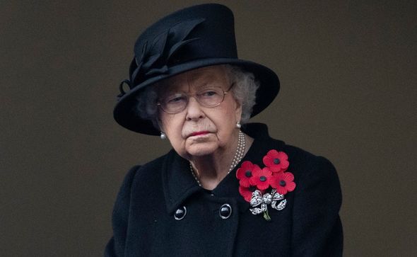 Queen Remembrance Sunday Cenotaph