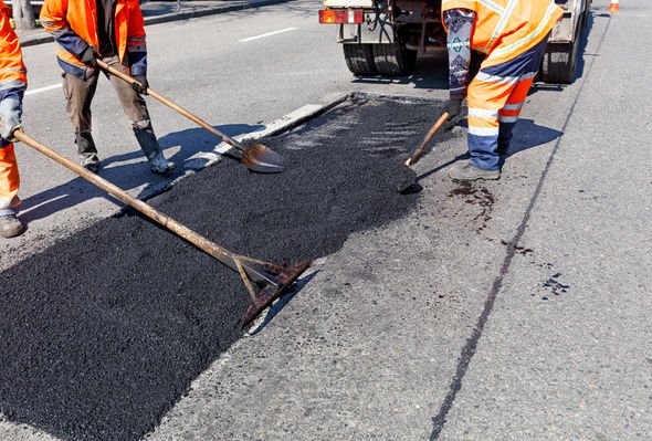 Road works