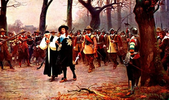 Royal history: Charles I on the way to his execution