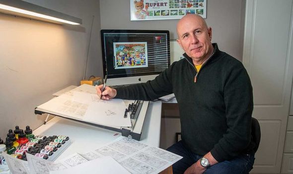 Rupert Annuals illustrator Stuart Trotter