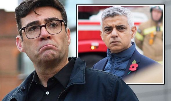 Sadiq Khan takes swipe at Andy Burnham