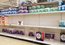 Supermarket shelves stripped bare by panic-buying stockpilers | UK | News (Reports)