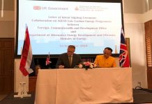 The UK and Thailand sign Letter of Intent to promote inclusive economic growth in the energy sector