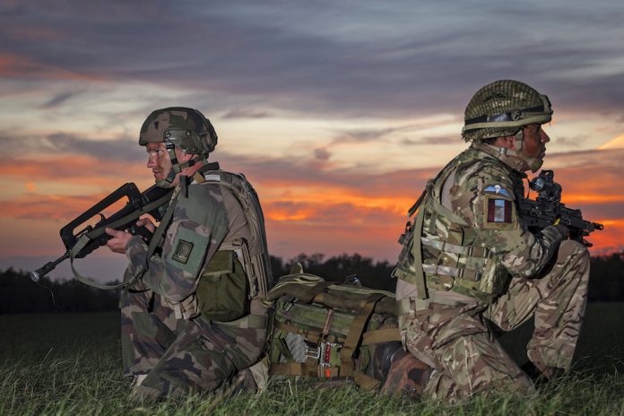 UK and France able to deploy a 10,000 strong joint military force in response to shared threats