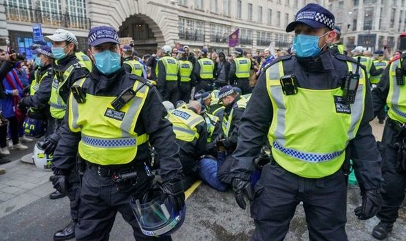 london lockdown protest