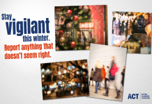Stay vigilant and report suspicious activity