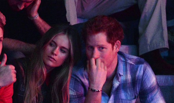 Harry and his second serious girlfriend, Cressida Bonas