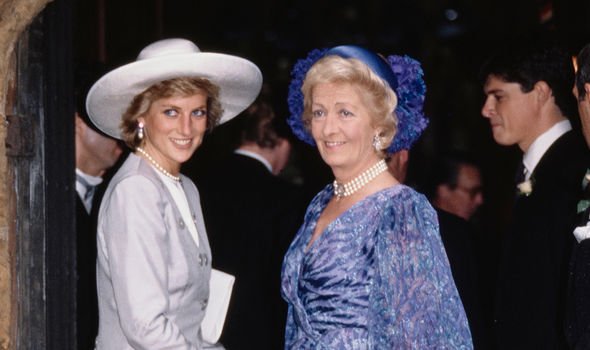 Diana and her mother Frances -- they were not on speaking terms by the time of Diana's death in 1997 Diana and her mother Frances -- they were not on speaking terms by the time of Diana's death in 1997