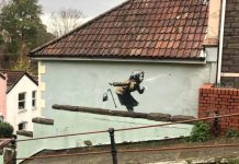Banksy confirms he is behind sneezing woman artwork on Bristol house | UK | News (Reports)