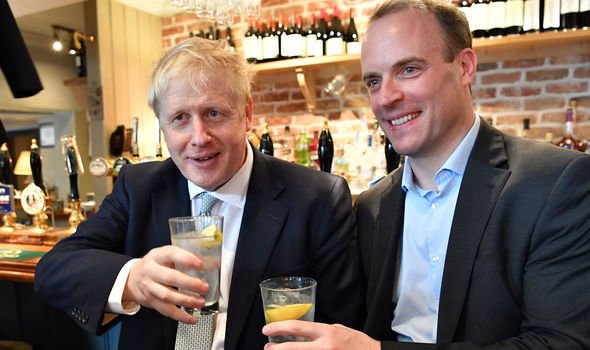 Boris Johnson and Dominic Raab