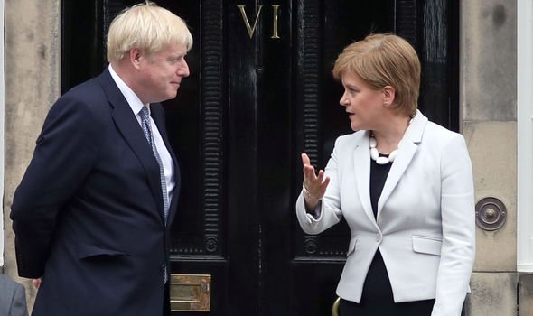Boris Johnson and Nicola Sturgeon