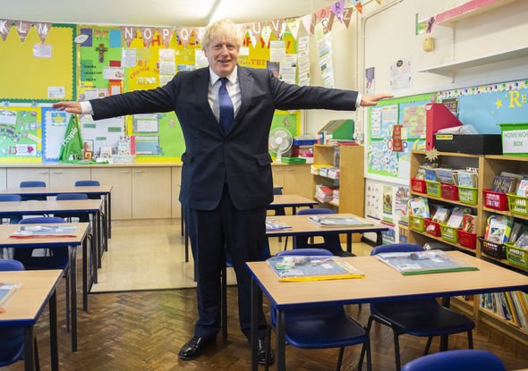 Boris Johnson reopened schools in September Boris Johnson reopened schools in September