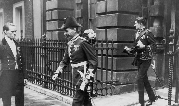 John Bowes-Lyon was the father of the two women (L), pictured with his brother Michael John Bowes-Lyon was the father of the two women (L), pictured with his brother Michael