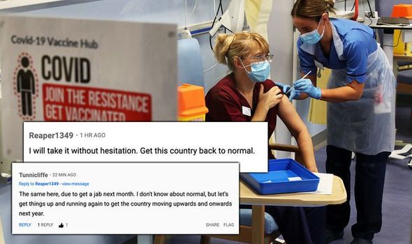 Britons have backed the new covid vaccine rollout