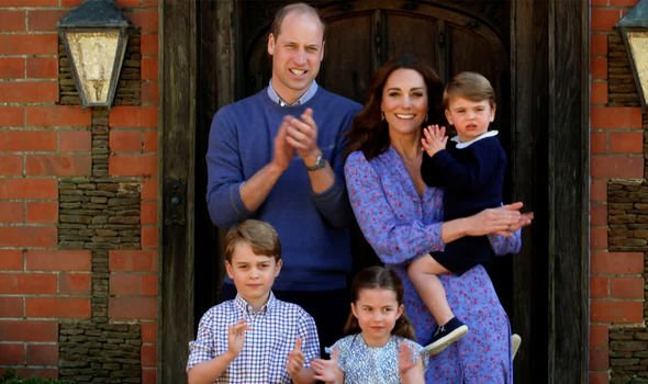 The Cambridges clapping for frontline workers earlier this year