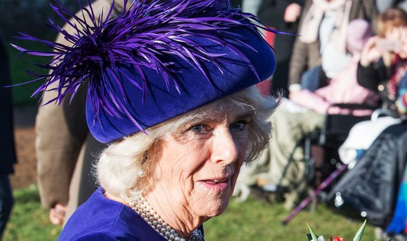 Camilla attending the church service in Sandringham last year