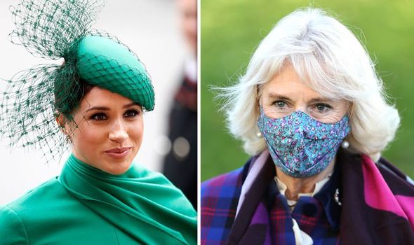 Camilla Parker Bowles and Meghan Markle