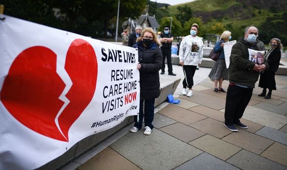 Care home campaigners Care home campaigners