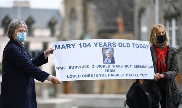 Care home campaigners Care home campaigners