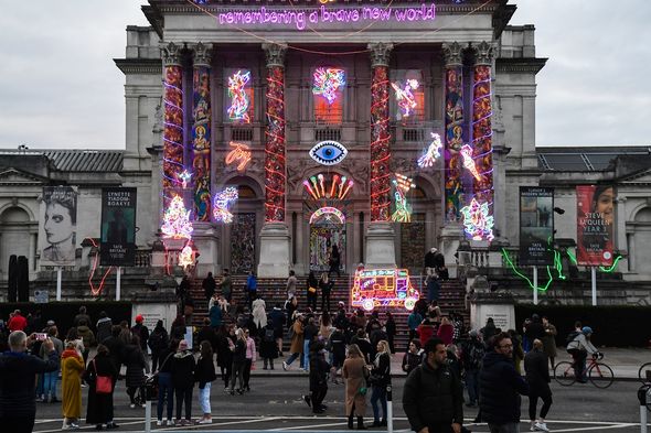 Crowds outside the Tate Britain last month