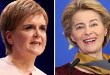 EU’s mask slips as bloc USED Sturgeon’s independence bid to ‘destabilise’ Brexit Britain | UK | News (Reports)