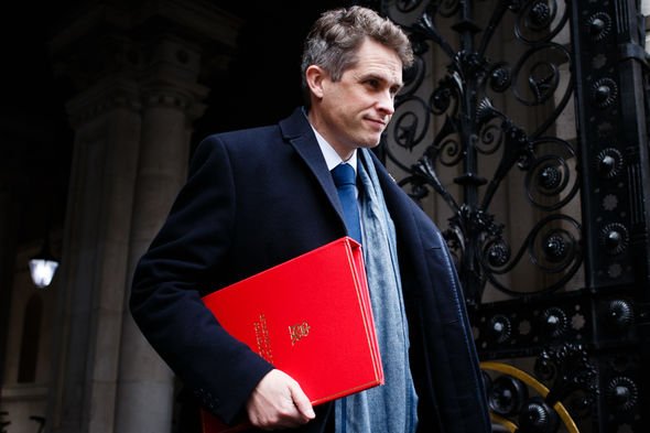 Education Secretary Gavin Williamson