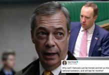Farage fury at Hancock as 78 percent of England in Tier 4 –’A national lockdown!’ | UK | News (Reports)