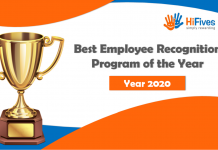 HiFives Announces the Winner of the 2020 Best Employee Recognition Program Award HiFives Announces the Winner of the 2020 Best Employee Recognition Program Award