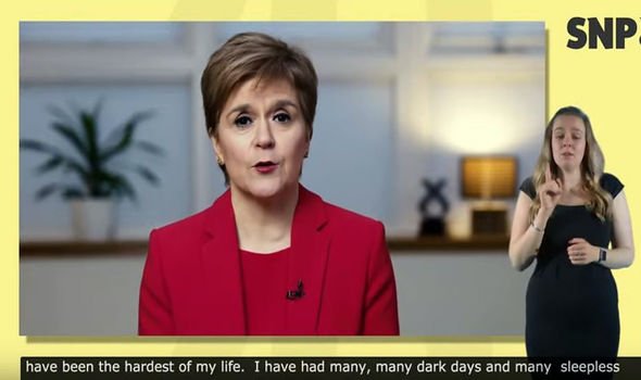 Indyref2: Sturgeon has used virtual conferences this year to push the case for an Indyref2 Indyref2: Sturgeon has used virtual conferences this year to push the case for an Indyref2