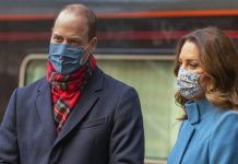 Kate Middleton dazzles in blue as Cambridges arrive at first Royal Train Tour destination | Royal | News (Reports)