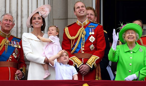 Kate, William, Charlotte and George Kate, William, Charlotte and George