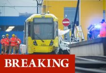 Manchester tram horror: Major response to serious crash with van – paramedics on scene | UK | News (Reports)