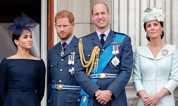 Meghan, Harry, Kate and William Meghan, Harry, Kate and William