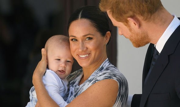 Meghan, Harry and baby Archie Meghan, Harry and baby Archie