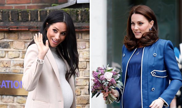 Meghan Markle and Kate Middleton both took a prolonged break from the public eye after giving birth Meghan Markle and Kate Middleton both took a prolonged break from the public eye after giving birth