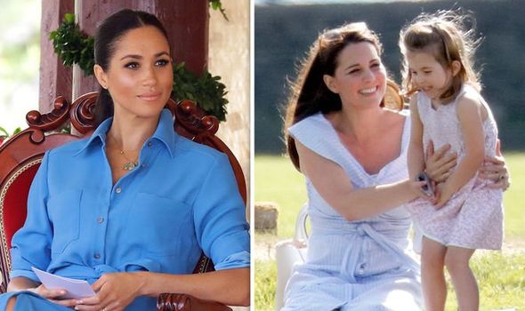 Meghan Markle, Kate Middleton and Princess Charlotte
