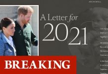 Meghan Markle and Prince Harry launch new ‘Archewell project’ – release ‘letter for 2021’ | Royal | News (Reports)