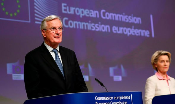 Michel Barnier and Ursula von der Leyen Michel Barnier and Ursula von der Leyen
