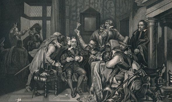 Oliver Cromwell and Charles I in 17th century Oliver Cromwell and Charles I in 17th century